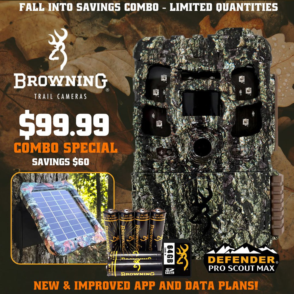Fall Into Savings! COMBO SPECIAL - Pro Scout Max Combo w/ Solar Panel