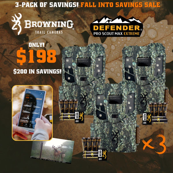 Fall Into Savings - Defender Pro Scout Max Extreme 3-Pack Combo