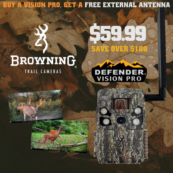 Fall Into Savings - Defender Vision Pro with High Gain External Antenna