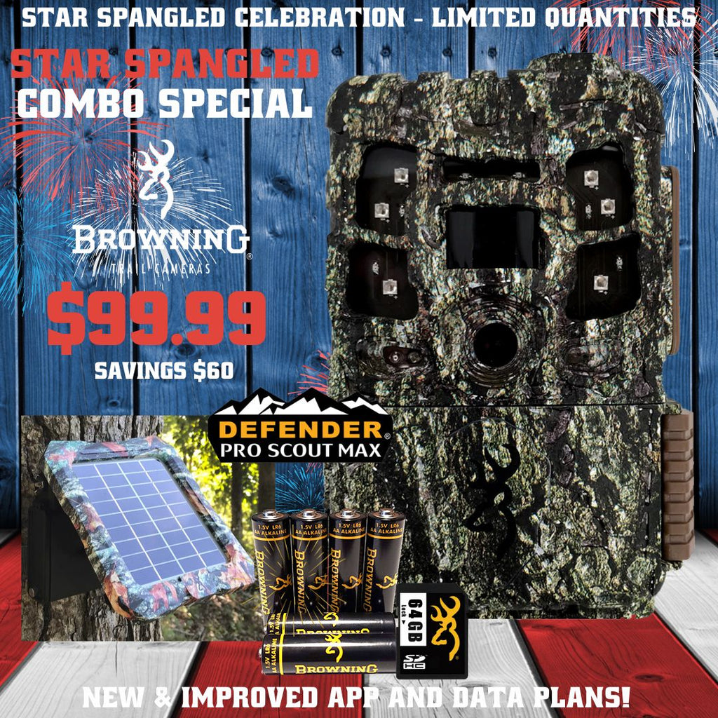 Independence Day Sale! COMBO SPECIAL - Pro Scout Max Combo w/ Solar Panel