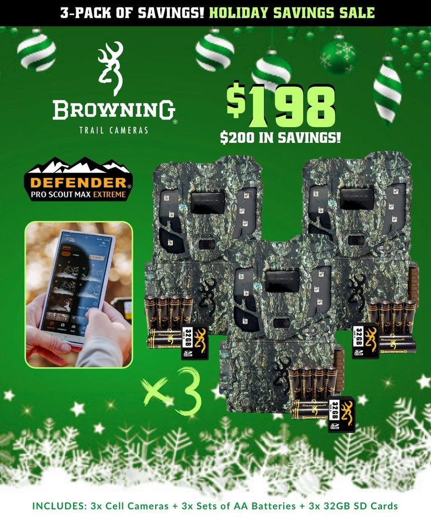 Holiday Savings - Defender Pro Scout Max Extreme HD 3-Pack Combo