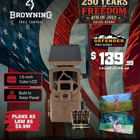 Defender Pro Scout Max HD Solar - Brown (1 Pack Combo)