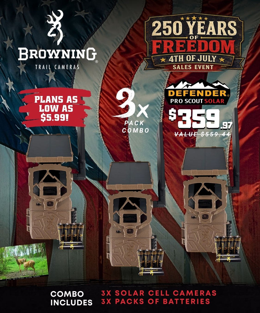 Defender Pro Scout Max HD Solar - Brown (3 Pack Combo)