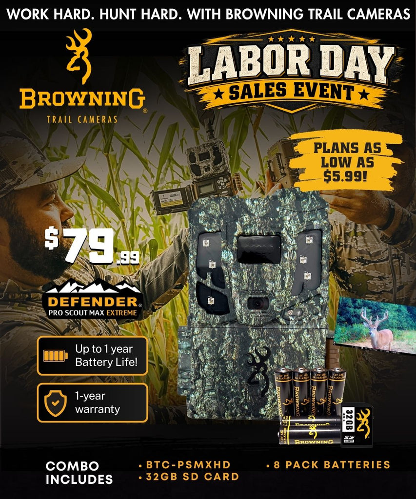 Labor Day Cell Cam Savings Combo - Defender Pro Scout Max Extreme HD, SD Card and Batteries