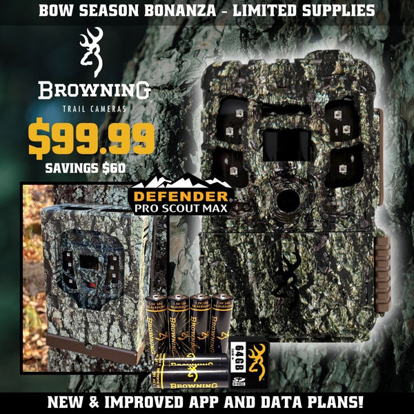 Bow Season Bonanza COMBO SPECIAL - Pro Scout Max Combo w/ Security Box, Batteries and SD Card