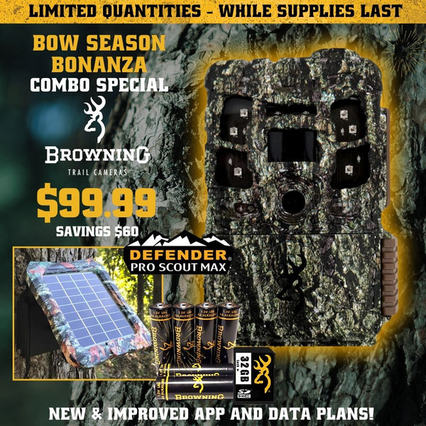 Bow Season Bonanza COMBO SPECIAL - Pro Scout Max Combo w/ Solar Panel