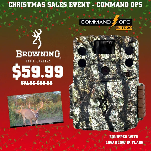 Christmas Sales Event - Command Ops 4E20 Combo w/ Batteries and 32 GB SD Card  (Camera Only or Combo Option Available)