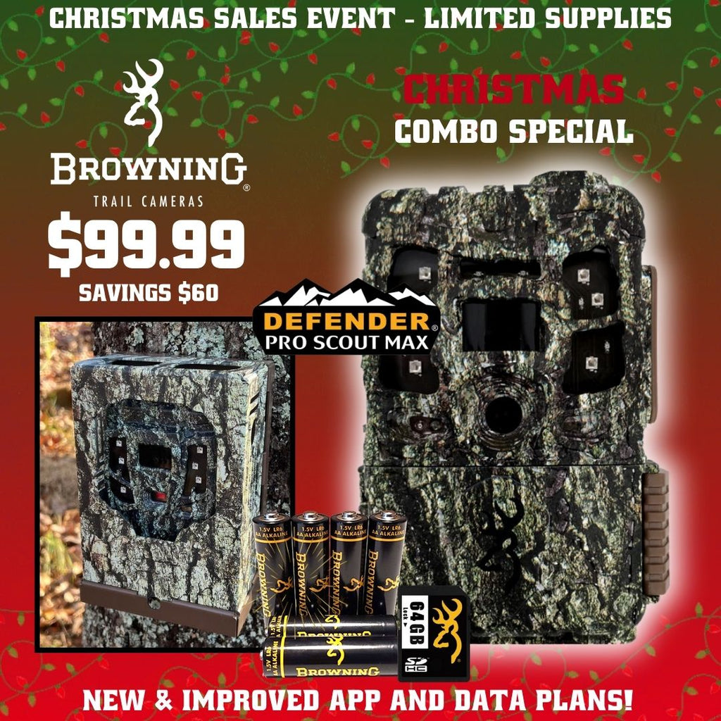 Christmas Sales Event COMBO SPECIAL - Pro Scout Max Combo w/ Security Box, Batteries and SD Card