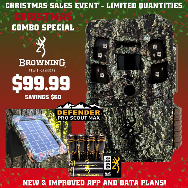 Christmas Sales Event COMBO SPECIAL - Pro Scout Max Combo w/ Solar Panel