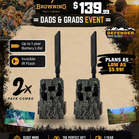 Dads and Grads Sales Event 2-Pack Combo Defender Pro Scout Max HD