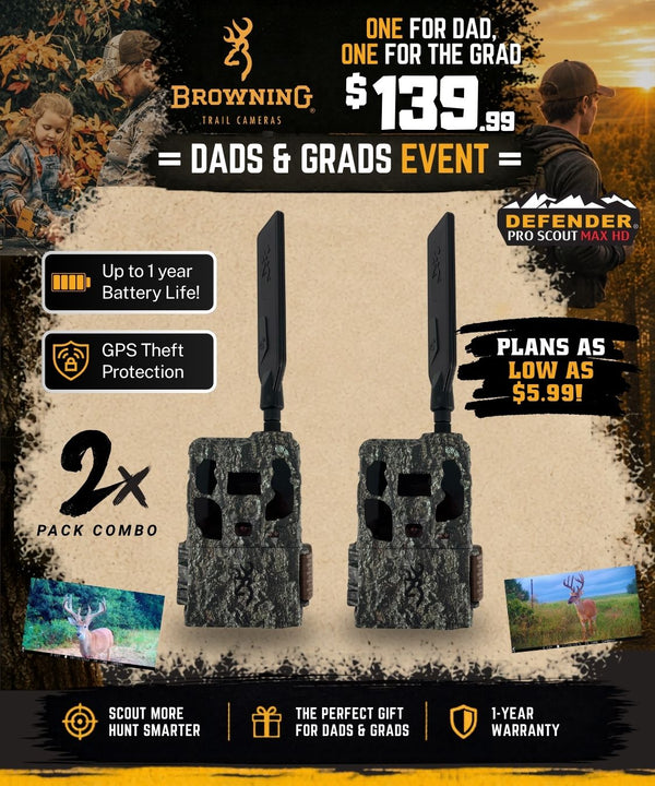 Dads and Grads Sales Event 2-Pack Combo Defender Pro Scout Max HD