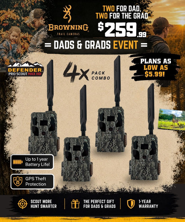 Dads and Grads Sales Event 4-Pack Combo Defender Pro Scout Max HD