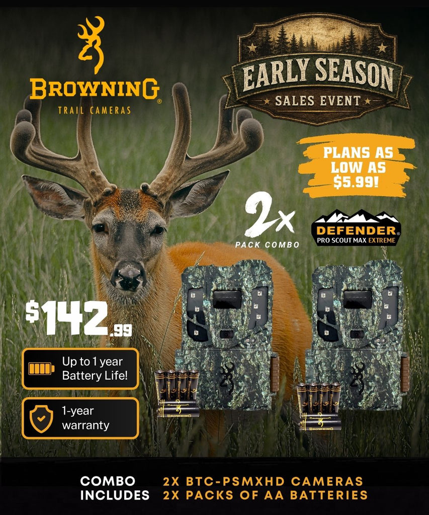 Early Season Cell Cam 2-Pack Combo - Defender Pro Scout Max Extreme HD