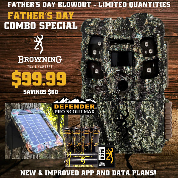 Father's Day Sale - Father's Day Blowout! COMBO SPECIAL - Pro Scout Max Combo w/ Solar Panel
