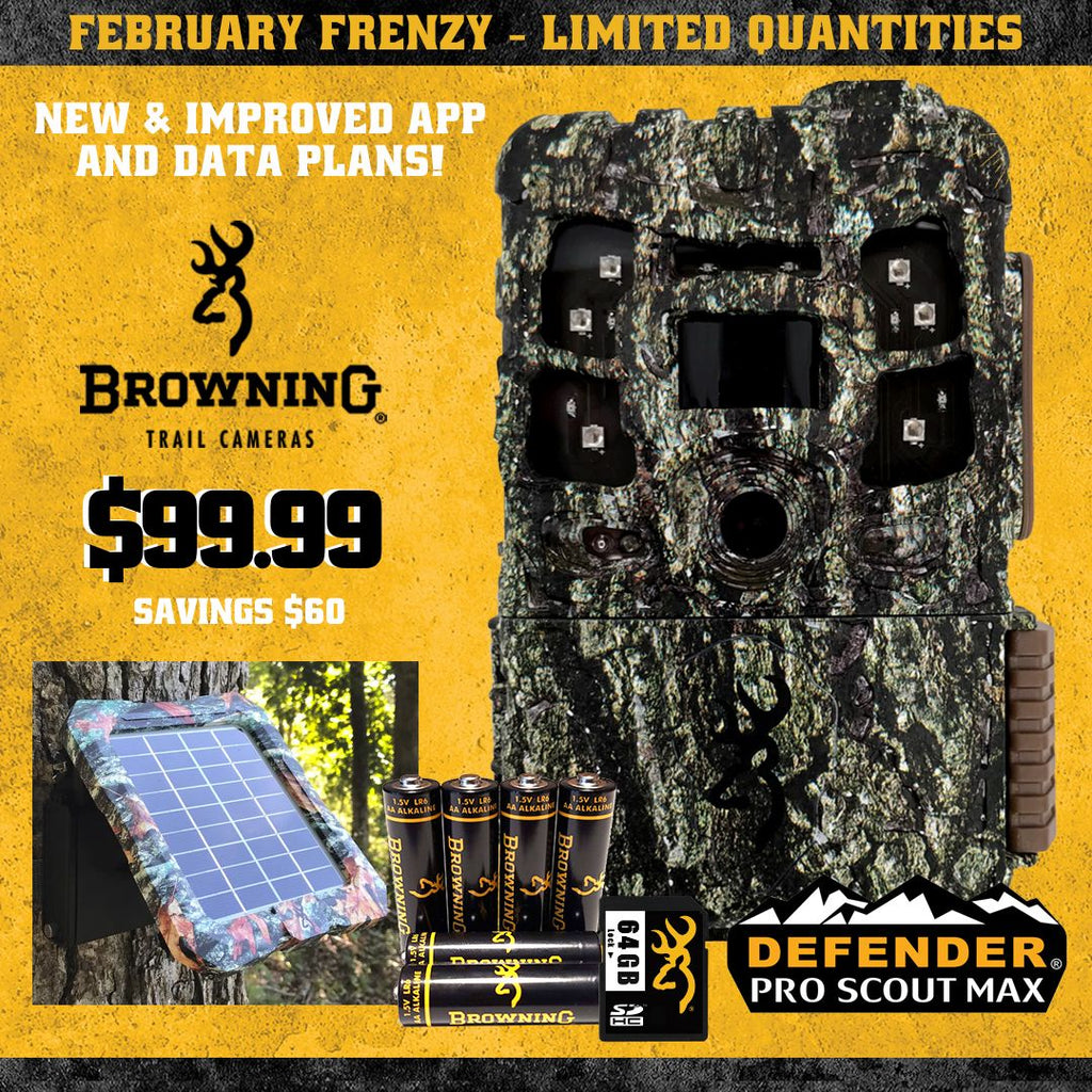 February Frenzy COMBO SPECIAL - Pro Scout Max Combo w/ Solar Panel