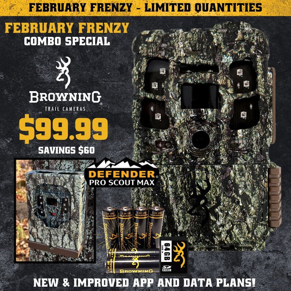 February Frenzy COMBO SPECIAL - Pro Scout Max Combo w/ Security Box, Batteries and SD Card