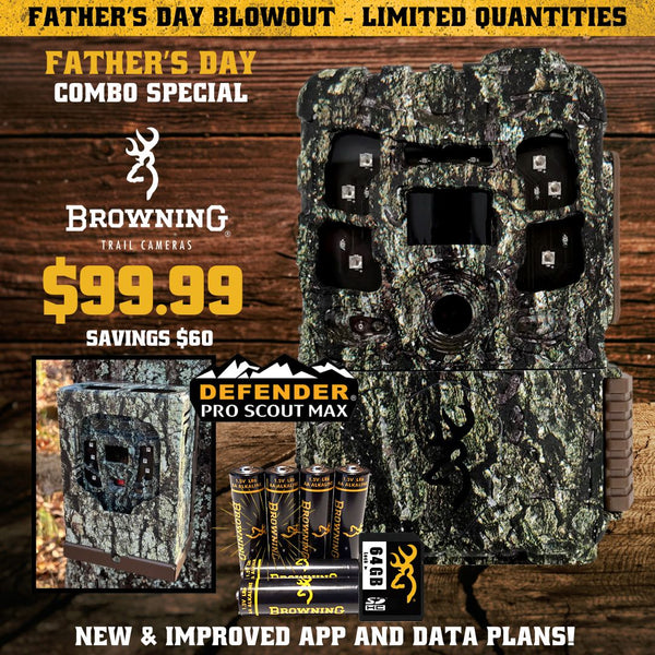 Father's Day Savings Event COMBO SPECIAL - Pro Scout Max Combo w/ Security Box, Batteries and SD Card