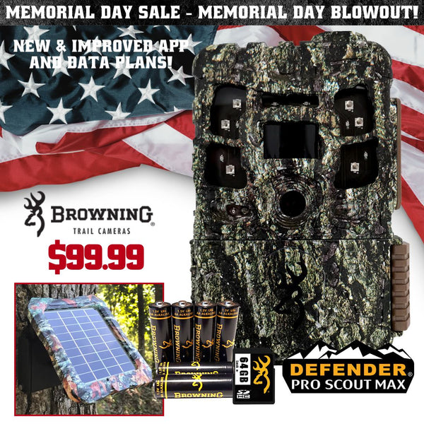 Memorial Day Sale - Memorial Day Blowout! COMBO SPECIAL - Pro Scout Max Combo w/ Solar Panel