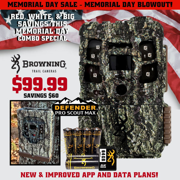 Memorial Day Savings Event COMBO SPECIAL - Pro Scout Max Combo w/ Security Box, Batteries and SD Card