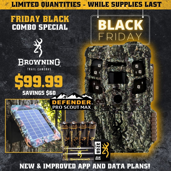 Black Friday Blowout COMBO SPECIAL - Pro Scout Max Combo w/ Solar Panel